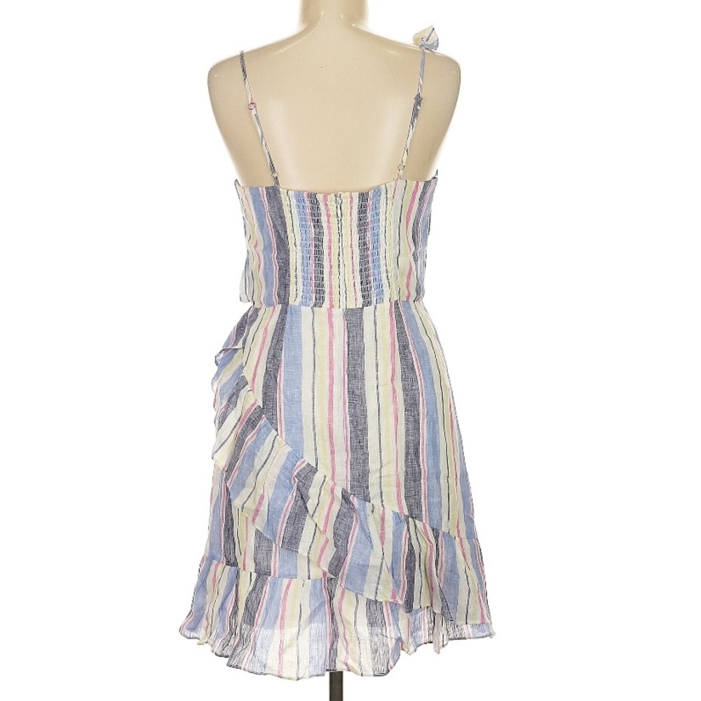 Parker Blue Gray One Shoulder Sundress Wedding Guest - Picture 3 of 4